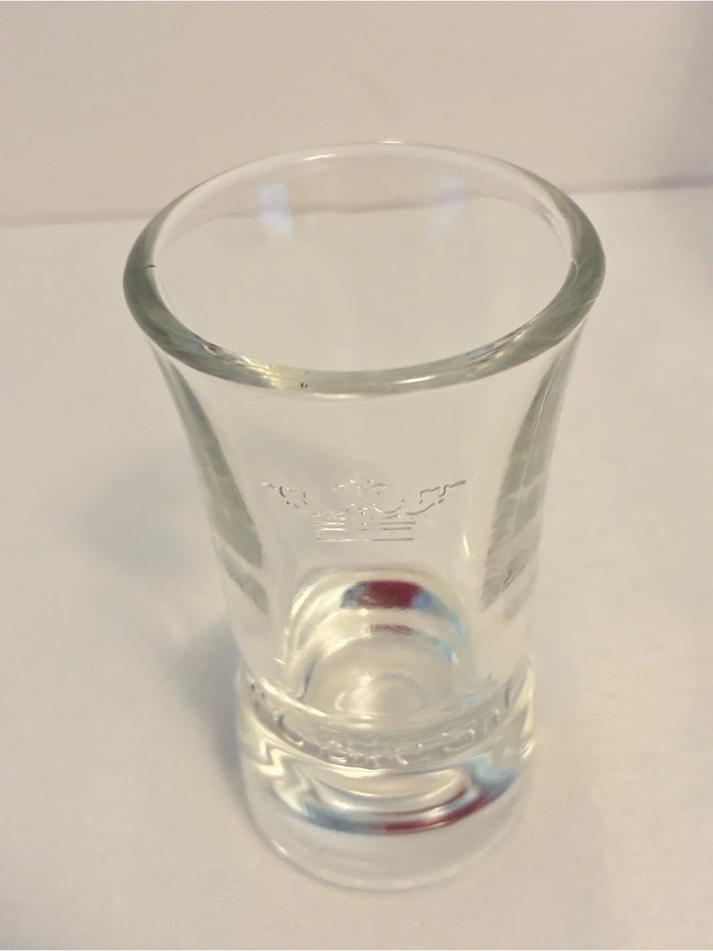 Sobieski Vodka Shot Glasses Clear Glass Set of 4